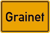Ortsschild von Gemeinde Grainet in Bayern