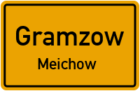 Meichower Dorfstraße in GramzowMeichow