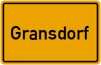 Ortsschild von Gemeinde Gransdorf in Rheinland-Pfalz