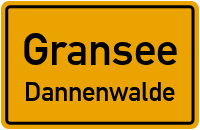 Dannenwalder Weg in GranseeDannenwalde