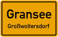 Siedlungsweg in GranseeGroßwoltersdorf