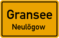 Granseer Weg in GranseeNeulögow