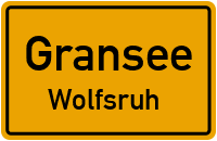 Kirchplatz in GranseeWolfsruh