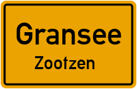 Waldhofsweg in GranseeZootzen