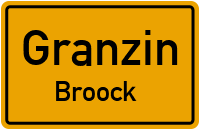 Dorfstraße in GranzinBroock