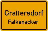 Straßen in Grattersdorf Falkenacker
