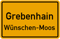 Zahmener Straße in GrebenhainWünschen-Moos