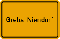 Ortsschild Grebs-Niendorf