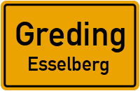 Kreisstraße in GredingEsselberg