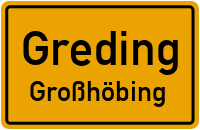 Bahnstraße in GredingGroßhöbing