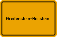 Ortsschild Greifenstein-Beilstein