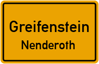 Straßenverzeichnis Greifenstein Nenderoth