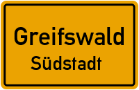 Karl-Krull-Straße in GreifswaldSüdstadt