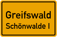 Ernsthofer Wende in GreifswaldSchönwalde I