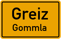 Friedensstraße in GreizGommla