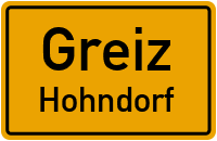 Straßenverzeichnis Greiz Hohndorf
