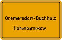 Eichenallee in Gremersdorf-BuchholzHohenbarnekow