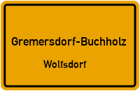 Schulweg in Gremersdorf-BuchholzWolfsdorf