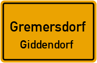 Friedrichstaler Weg in GremersdorfGiddendorf