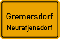Dörpstraat in GremersdorfNeuratjensdorf
