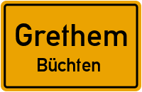 Büchtener Hauptstraße in GrethemBüchten