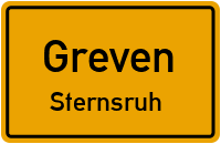 Sternsruher Straße in GrevenSternsruh