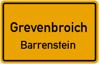 Straßenverzeichnis Grevenbroich Barrenstein