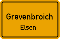 Straßenverzeichnis Grevenbroich Elsen
