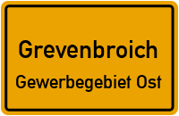 Straßenverzeichnis Grevenbroich Gewerbegebiet Ost