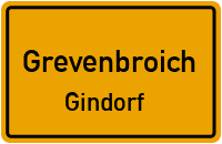 Straßenverzeichnis Grevenbroich Gindorf