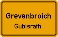 Straßenverzeichnis Grevenbroich Gubisrath