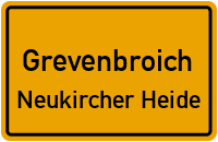 Straßenverzeichnis Grevenbroich Neukircher Heide