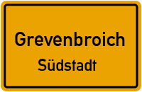 Straßenverzeichnis Grevenbroich Südstadt