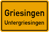 Waldstraße in GriesingenUntergriesingen