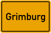City Sign Grimburg