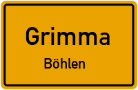 Kösserner Straße in GrimmaBöhlen