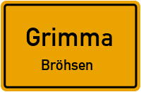 Pflasterstraße in GrimmaBröhsen