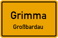Alte Schulstraße in GrimmaGroßbardau