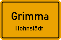 Schillerstraße in GrimmaHohnstädt