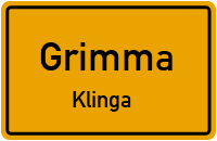 Dorfstraße in GrimmaKlinga