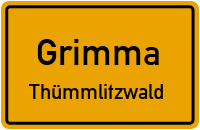 Schrägweg in GrimmaThümmlitzwald