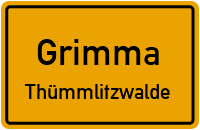 Braunkohlenweg in GrimmaThümmlitzwalde