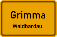 Waldstraße in GrimmaWaldbardau