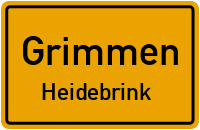 Straßenverzeichnis Grimmen Heidebrink