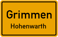 Hohenwarther Dorfstraße in GrimmenHohenwarth