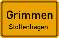 Stoltenhagener Dorfstraße in GrimmenStoltenhagen