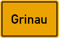 Ortsschild von Gemeinde Grinau in Schleswig-Holstein