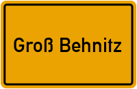 City Sign Groß Behnitz