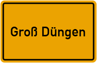 City Sign Groß Düngen