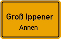 Annenstraße in Groß IppenerAnnen